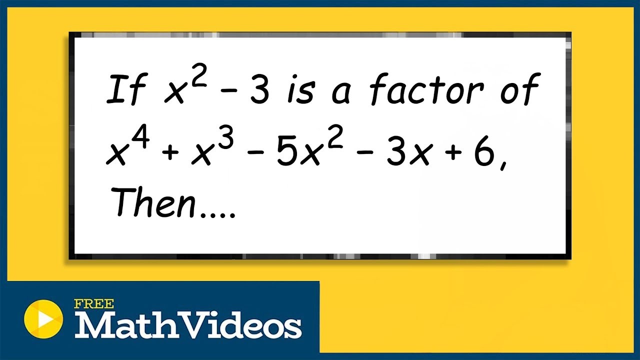 Featured image for “Divide Polynomials using Long Division (A2/PC)”